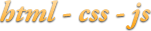 html - css - js